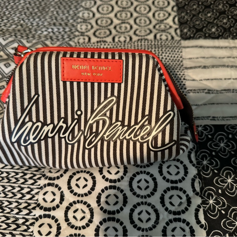 Henri Bendel Bag Stripe Canvas Tote, Pouch & Dust bag - Picture 16 of 16